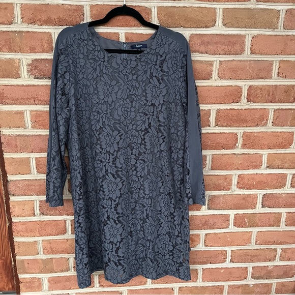 Sexy floral lace dress with modest cut. Size 12 Madewell - Picture 9 of 12